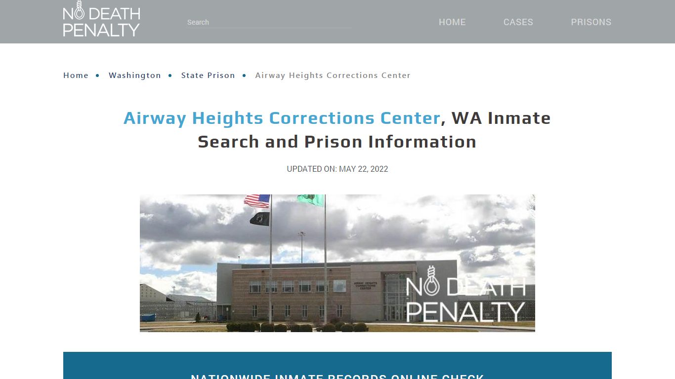 Airway Heights Corrections Center, WA Inmate Search, Visitation, Phone ...